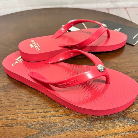 COACH ZAK flip flop nwt 6 - Picture 4 of 6